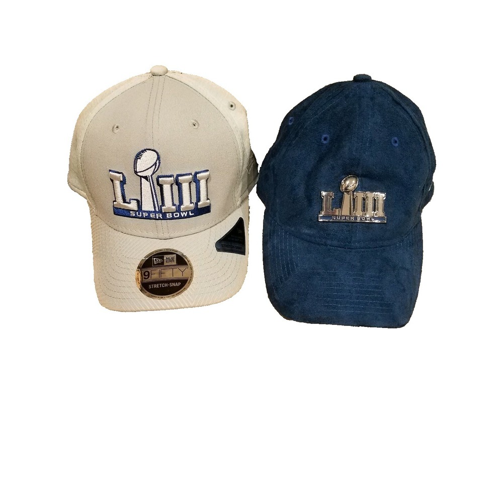 2 NEW ERA SUPER BOWL LIII 53 New England Patriots‎ VS LA RAMS NFL Adjustable Cap